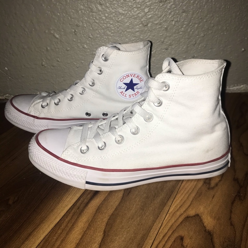 white high top converse